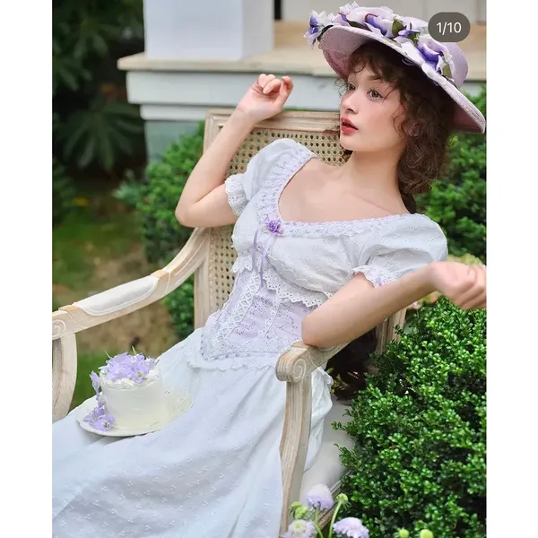 Lacemade Purple Taro Love corset dress Size Small - Image 2