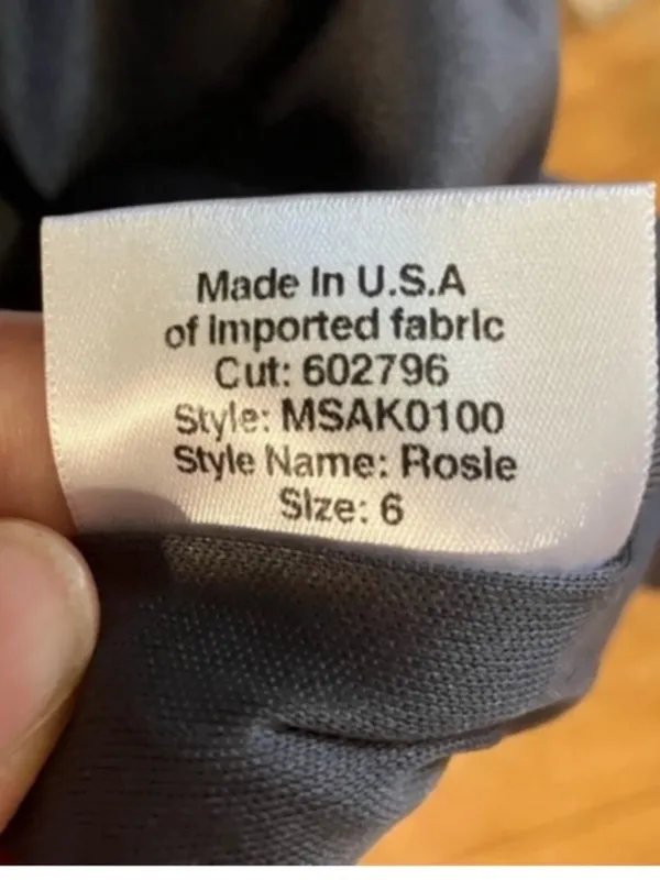 Katie May Rosie Dress in Charcoal Gray Size 6 - Image 8