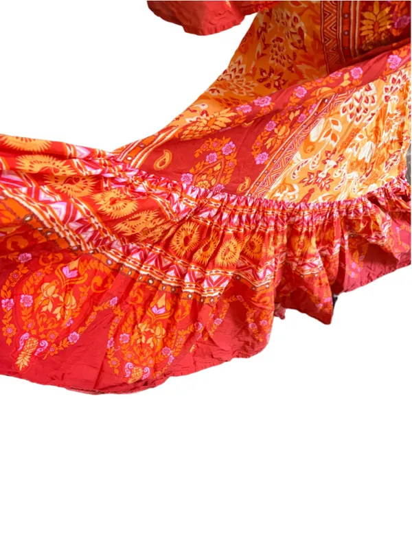 FARM Rio Combuco Cutout Maxi Dress Women’s Size M Boho - Image 7