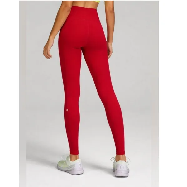 Lululemon Swift Speed High Rise Tight 28 Red Luxtreme Running Leggings LW5CX9S 4 - Image 2