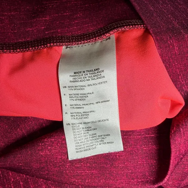 Adidas Climalite Women's‎ Magenta Space Dye Cropped Leggings Capris Size M - Image 5