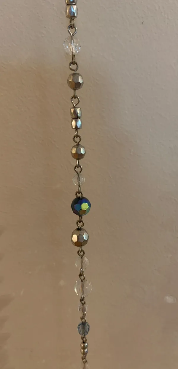 Blue Beaded Necklace - Image 3