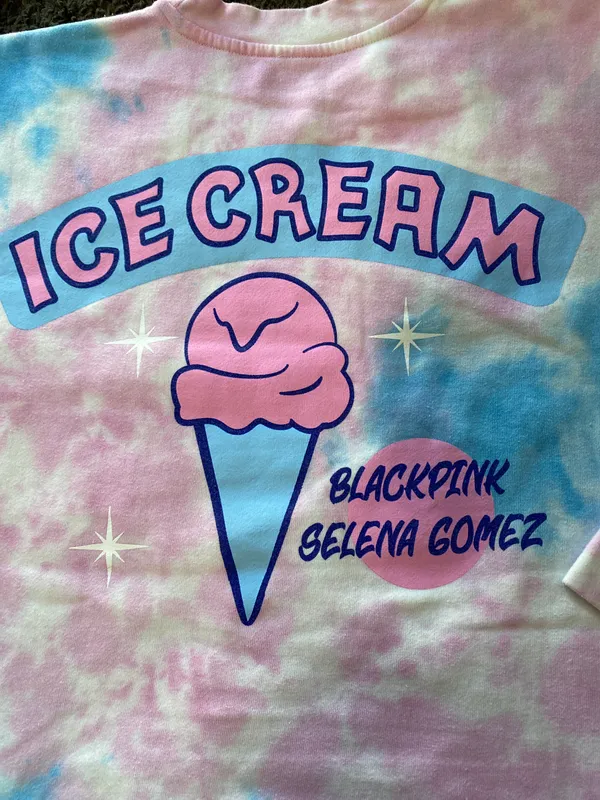 Selena Gomez Black Pink X Tie Dye Sweatshirt M - Image 4
