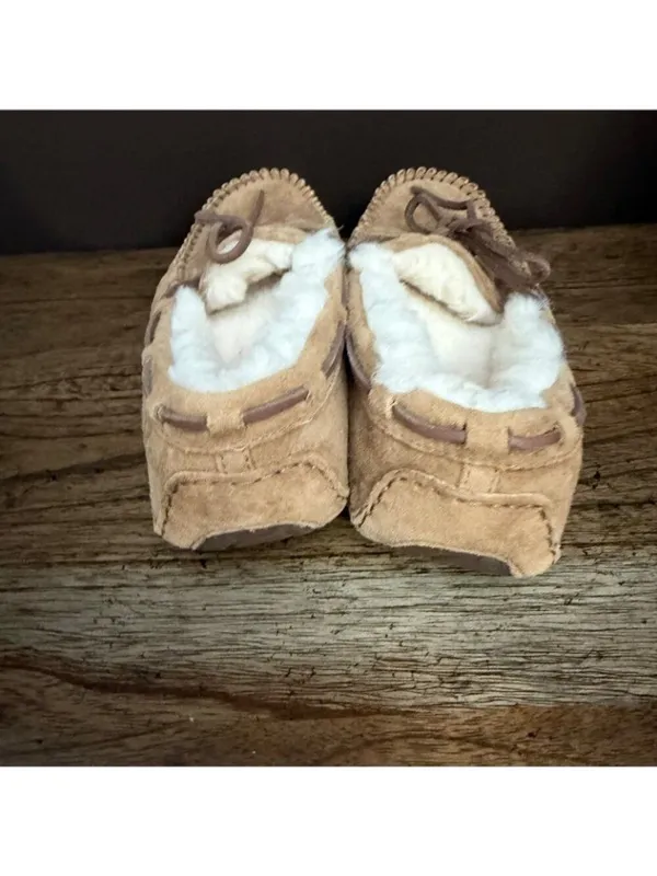 UGG Dakota Moccasins Slippers Chestnut - Image 8