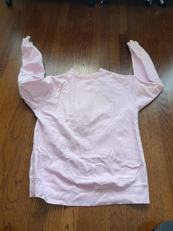 Boutique Sunkissed Coconut Pink Smiley Face Crewneck - Image 2