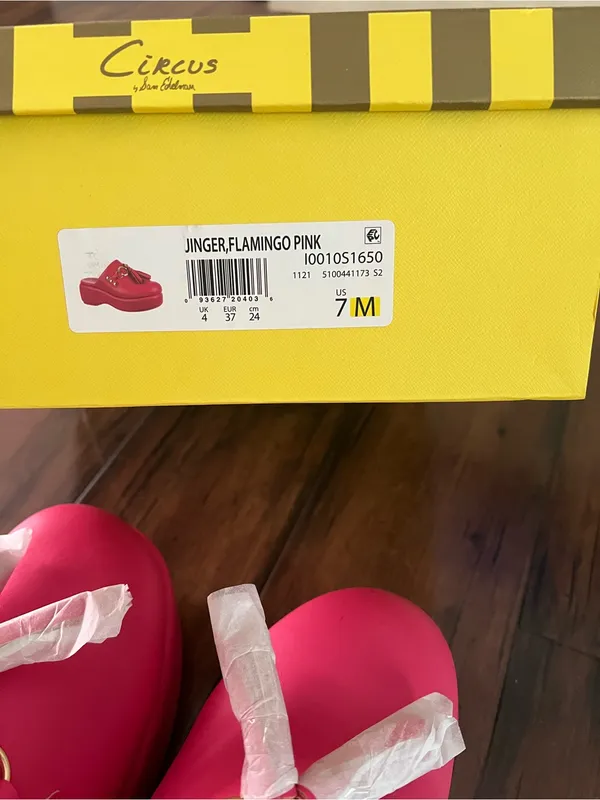 NIB - Sam Edelman Circus NY Pink Jinger Platform Clogs - Size 7 - Image 10