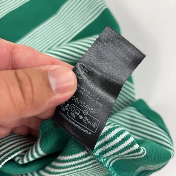 Maeve Tank Top Womens XS Green Striped V-Neck Sleeveless Knit Anthropologie - Image 10