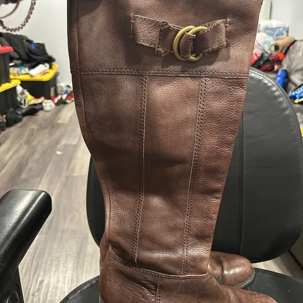 Nine West Brown Heeled Boots - Image 3