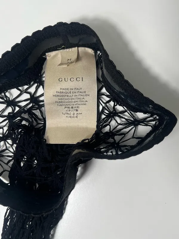 Gucci Diamond Motif Logo Knit Pantyhose Stockings Hosiery Socks - Image 10
