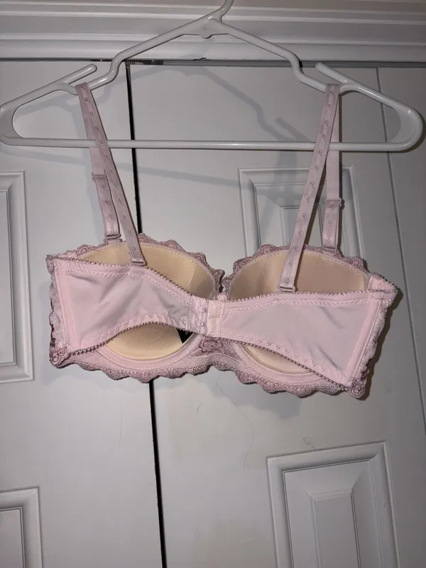 Pink Floral Bra Size 36 B - Image 2