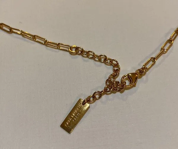Saint Laurent Chain Vierk Necklace - Image 4