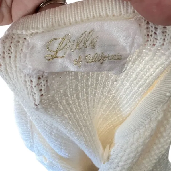 Vintage Lilly‎ of California Cardigan Sweater - Image 5