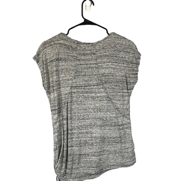 Athleta Heathered Gray Short Sleeve Athletic Casual T-Shirt Women Sz S - Image 2