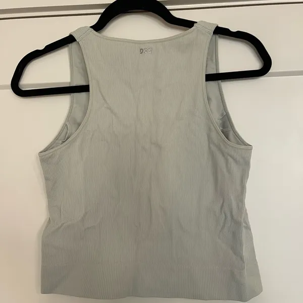 DSG Women's Ribbed Athletic Tank Top - Light Green - Image 2
