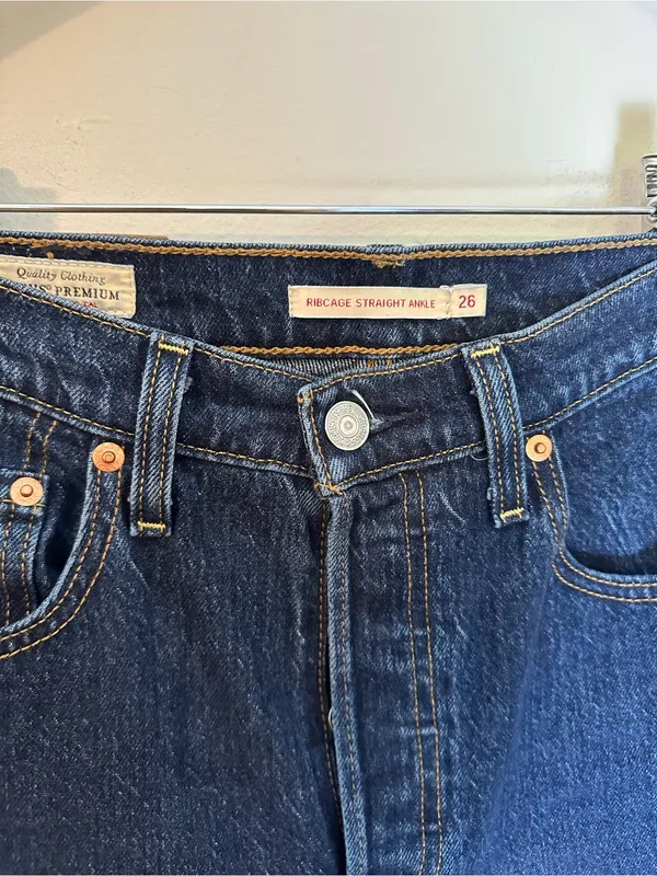 Levi’s Ribcage straight leg jeans 26 - Image 3