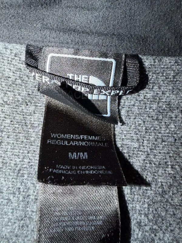 The North Face Women's Gray Black Full Zip Fleece Jacket - Image 12