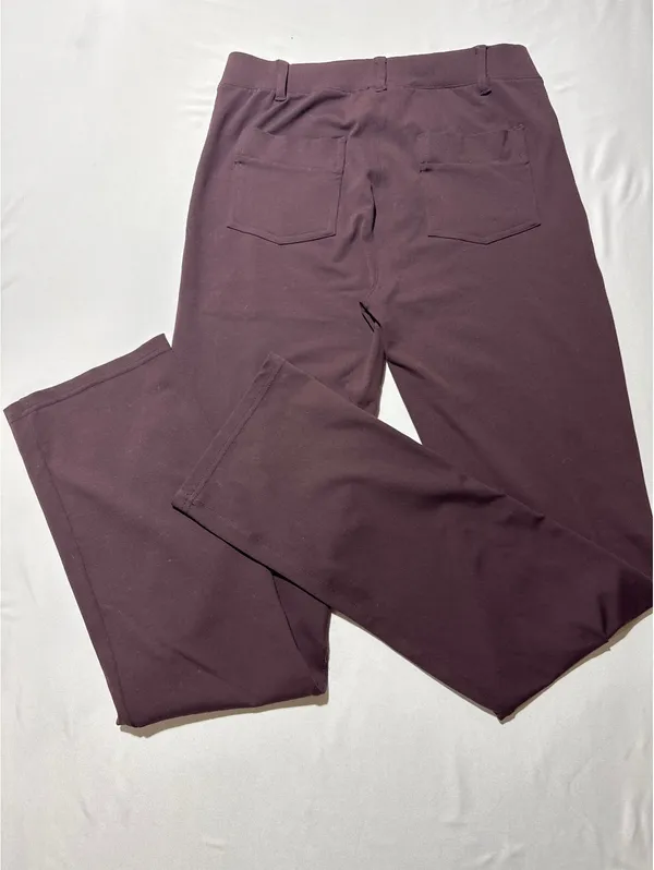 Yogipace Medium Plum Stretch Pants - Comfort Meets Style! - Image 8