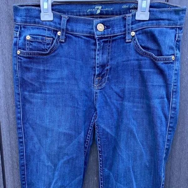7 For All Mankind Slim‎ Cigarette Jeans - Image 8