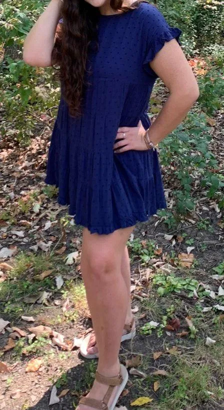 Blue  Dress - Image 4