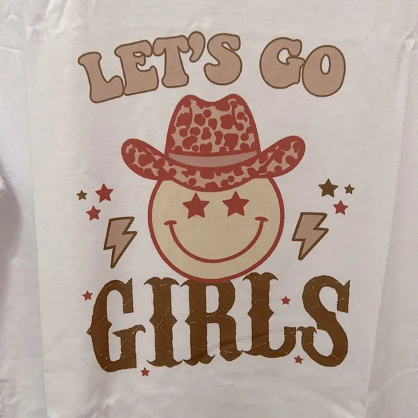 New let’s go girls graphic tee - Image 2