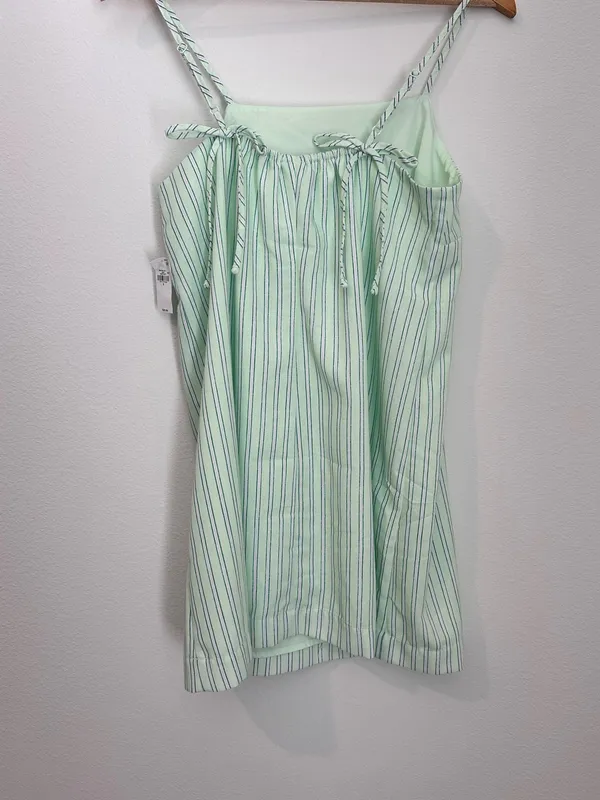 Old Navy Green Striped Dress - Image 4