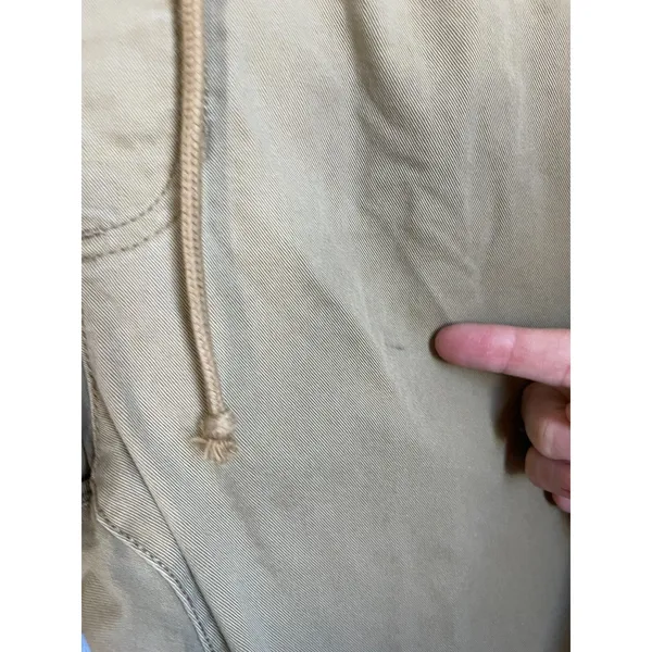 Old Navy jogger pants men's Medium khaki tan beige Flex stretch material READ - Image 8