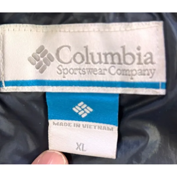 Columbia Parka Jacket Women's‎ XL Navy Sherpa Fleece Lined Hood Insulated - Image 7