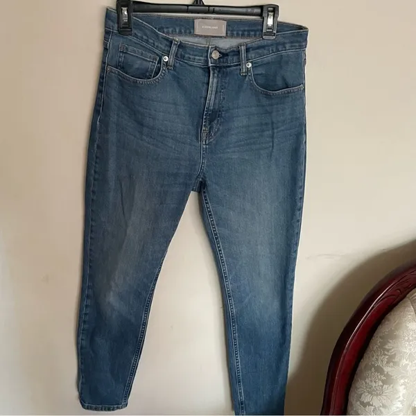 Everlane High Rise Medium Wash Skinny Jeans- Size 30 Regular - Image 3