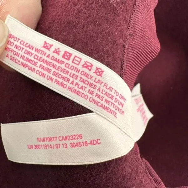 Vintage‎ Victoria Secret Wide Brim Wool Floppy Brim Hat Wine Burgundy elegant - Image 12