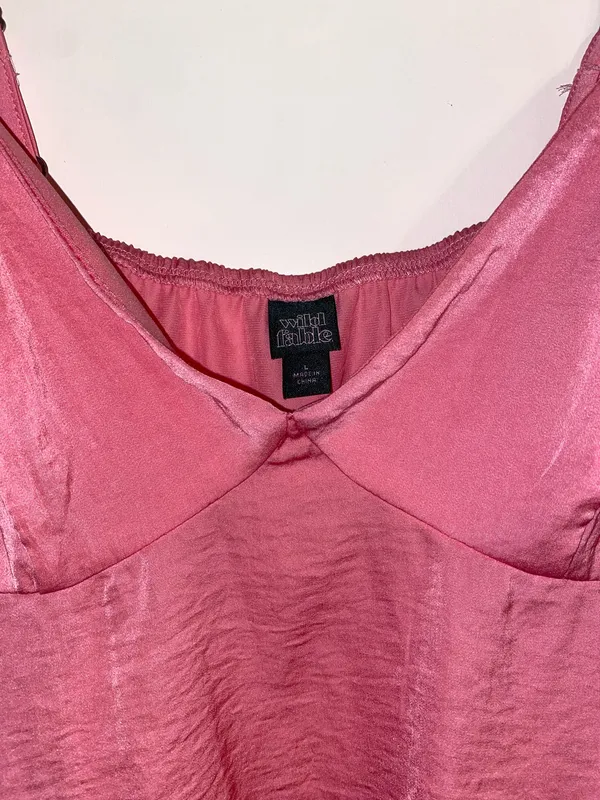 Pink Flowy Camisole Blouse - Image 2