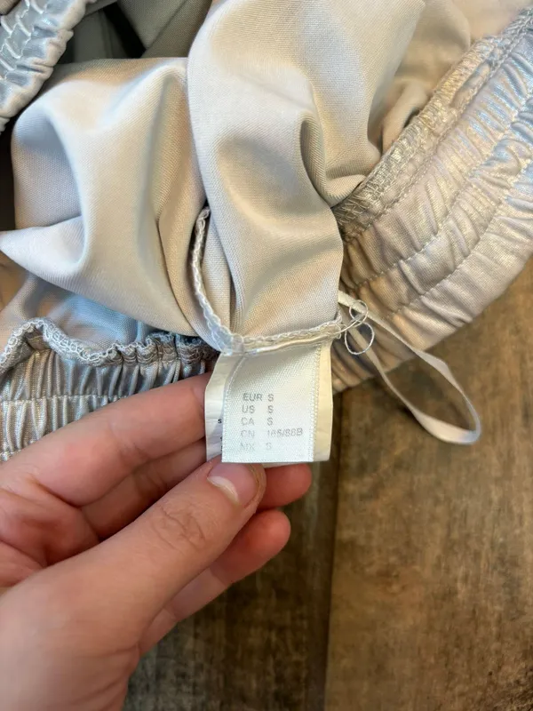 Metallic Gray Party Shorts - Image 10