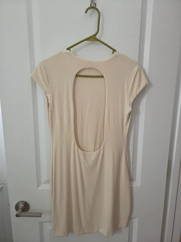 Oh Polly Cream Short Sleeve Tunic - Image 3