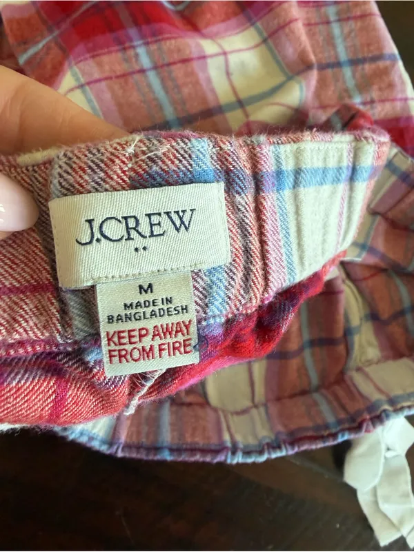 J.Crew Plaid Flannel Pajama Pants  Size S - Image 2