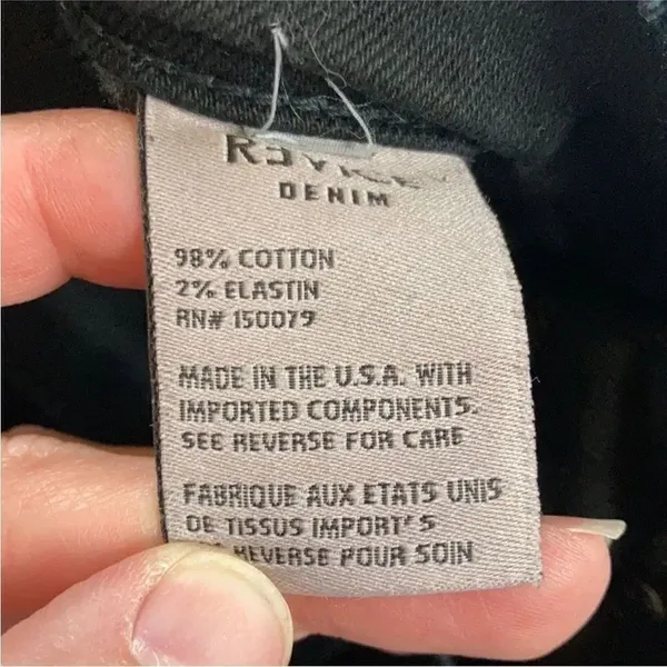 Revice Black Button Fly Jeans - Image 9