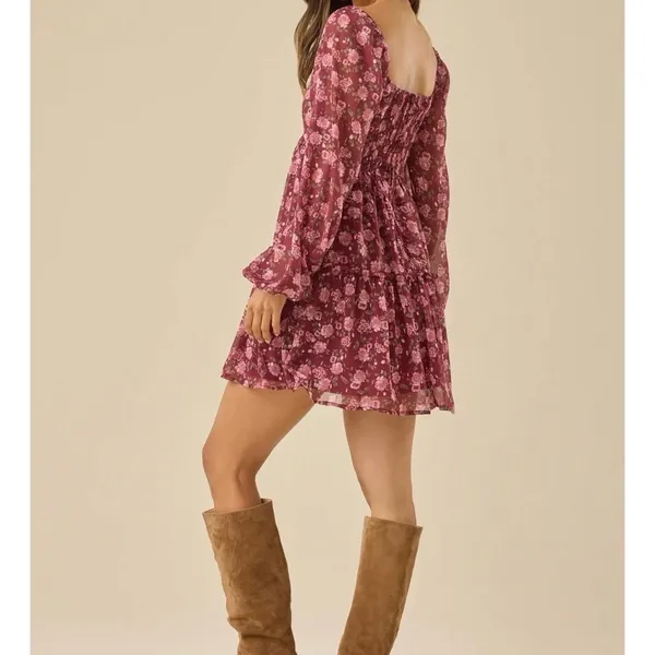 NEW Altar’d State Floral Mini Dress Size XL NWT - Image 4
