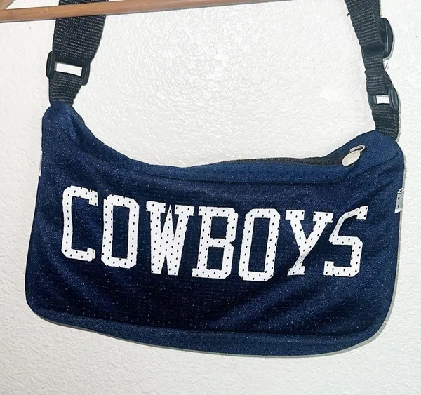 Pro-FAN-ity by little earth Cowboys Jersey Blue Shoulder Bag Purse NFL - Image 6