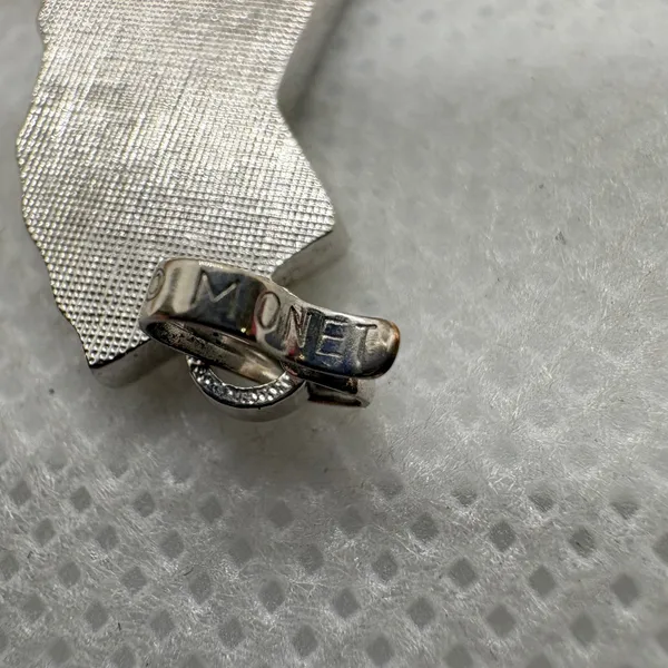 Vintage Monet California State Charm Silver Tone Souvenir Pendant 3.81g - Image 4
