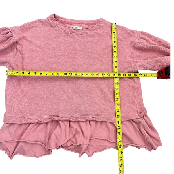 We The Free Maddie Long Sleeve Pullover by Free People size small - Image 3
