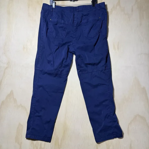 Chico's Women's Navy Utility Cargo Pants Size 25 Pull On‎ Stretch Casual Travel - Image 8