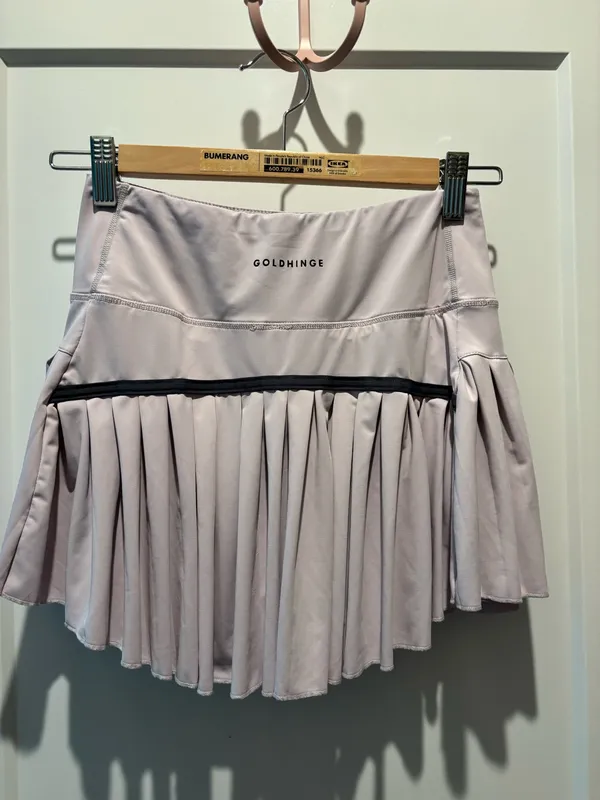 Gold Hinge Light Pink Tennis Skirt - Image 2
