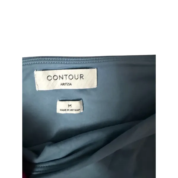 Aritzia‎ Babaton Contour Squareneck Long Sleeve Bodysuit Light Blue Medium - Image 4