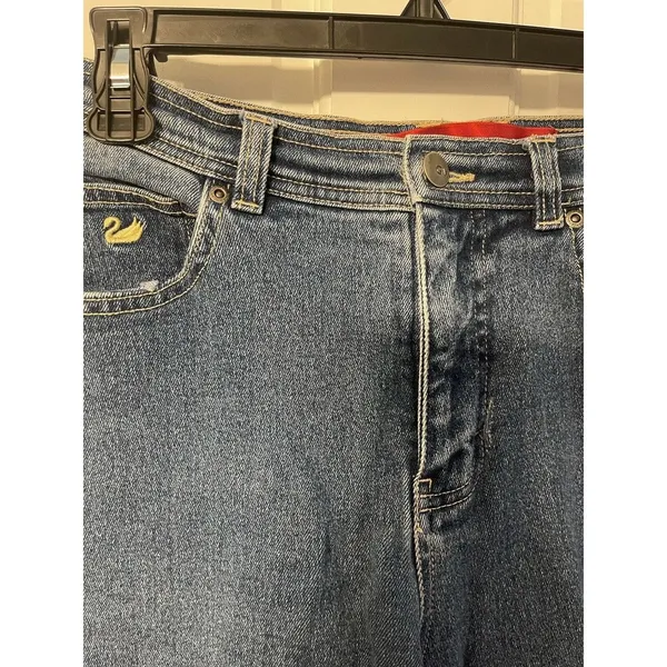 GLORIA VANDERBILT Womens Petite 8 Short High Rise Tapered Mom Jeans Vintage - Image 3