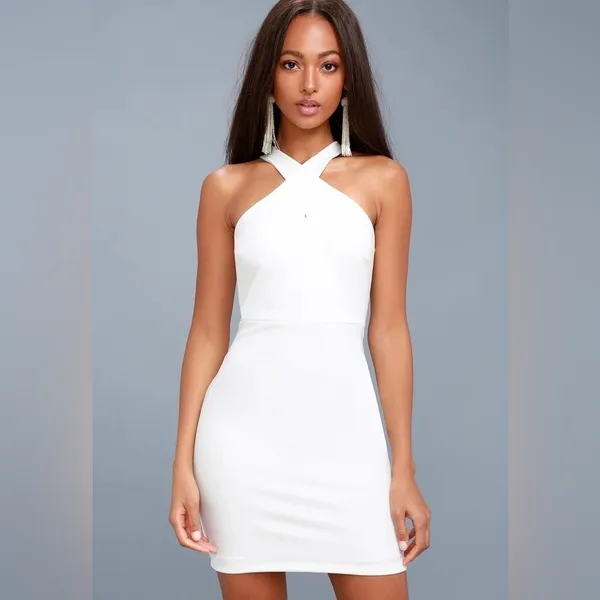 NWT Lulus‎ Thrive Sleeveless Bodycon Dress in White Size Extra Small - Image 10
