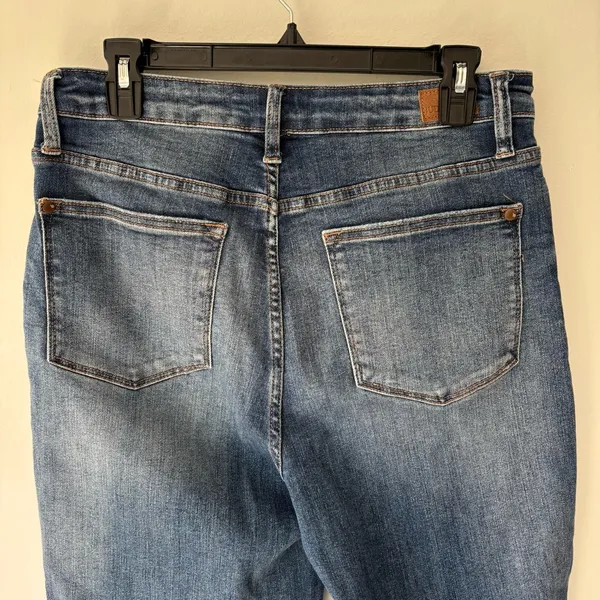 Judy Blue Wide Leg Jeans Medium Wash Denim - Image 6