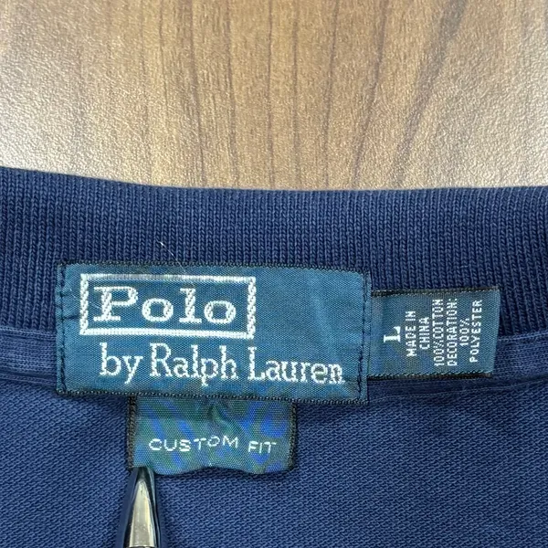 Polo Ralph Lauren Lobster Polo Shirt Mens Large Custom Fit Blue Embroidered AOP - Image 4