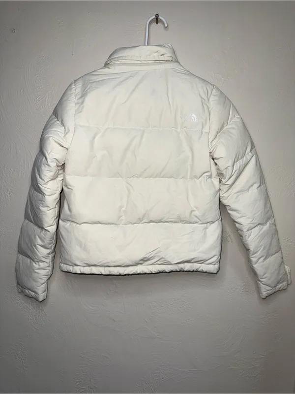 The North Face Women’s Cream Cropped Puffer Jacket‎ XS - Image 3
