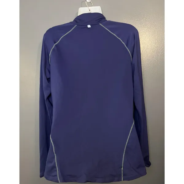 Nike Dri-Fit Pullover Womens Medium Purple 1/4 Zip Running Shirt Top Athletic - Image 5