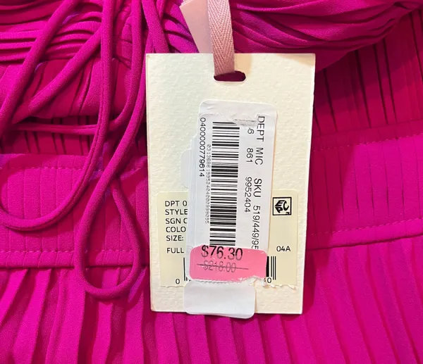 Alex Marie Magenta designer Dress - Image 6
