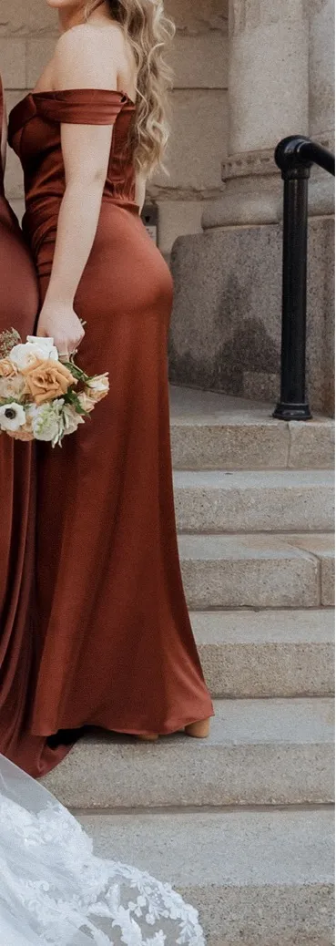 Revelry Paris Satin Dress - Image 4