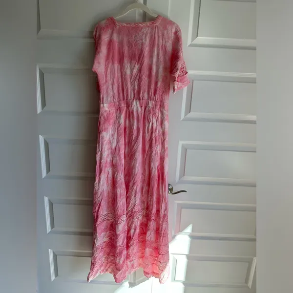 LoveShackFancy Edie Maxi‎ Dress Pink NWT Small - Image 13
